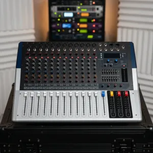 True Tone kv 120 12 channels powered mixer -pro mixer